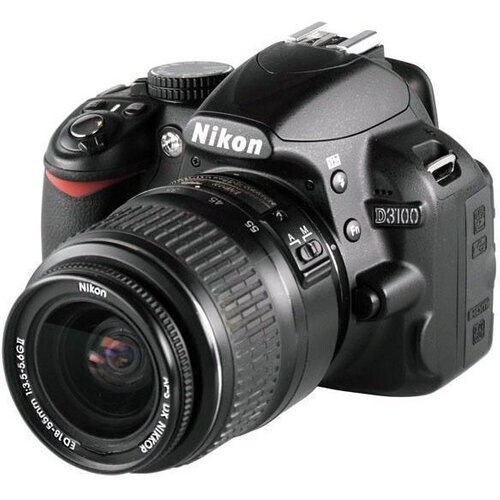 DSLR D5100 - Zwart + Nikon AF-S DX Nikkor 18-55 mm f/3.5-5.6G II ED f/3.5-5.6G Tweedehands