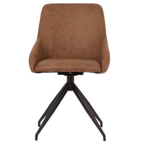 Dutchbone Eetkamerstoel Laurel - Draaibaar 360° - Champagne 60x51x85 cm Tweedehands