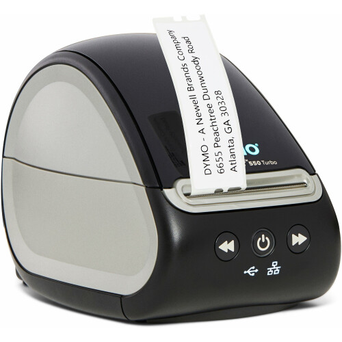DYMO LabelWriter 550 Turbo - Labelprinter - Automatische labelherkenning tot 90 labels per minuut - Zwart