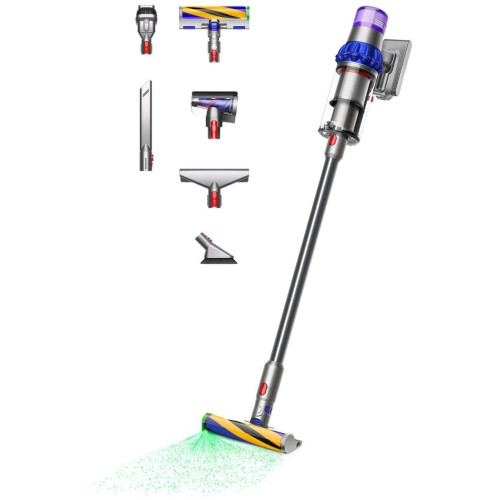 Dyson V15 Detect Fluffy - Steelstofzuiger - HEPA-filtratie en automatische zuigkracht - (2023) Tweedehands