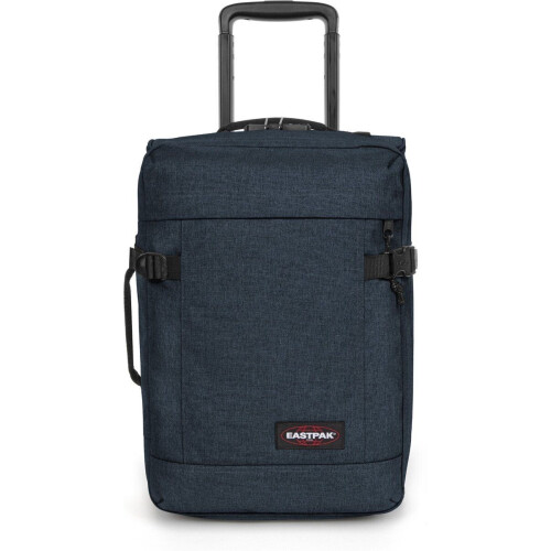 Eastpak TRANVERZ XXS - Reiskoffer Handbagage 45 x 32 x 20 cm - Softcase - Triple Denim Tweedehands