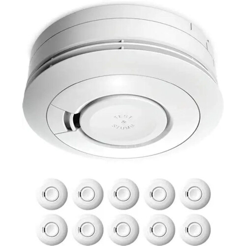 Ei Electronics Ei650 - Rookmelder - 10 jaar batterijduur - wit (10 stuks) Tweedehands