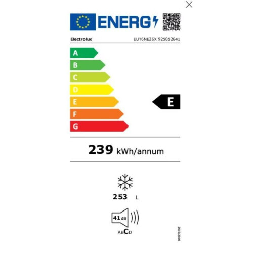 Electrolux EUT6NE26X - Diepvrieskast - No Frost - Staal Tweedehands