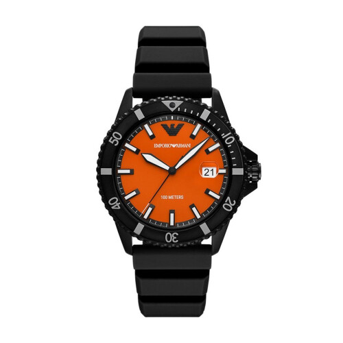 Emporio Armani Heren Horloge - Polshorloge 42 mm - Zwart