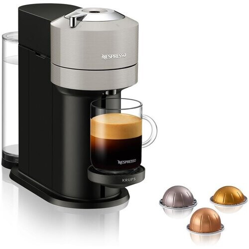Espresso met capsules Compatibele Nespresso Krups Vertuo Next XN910B10 L - Grijs/Zwart Tweedehands