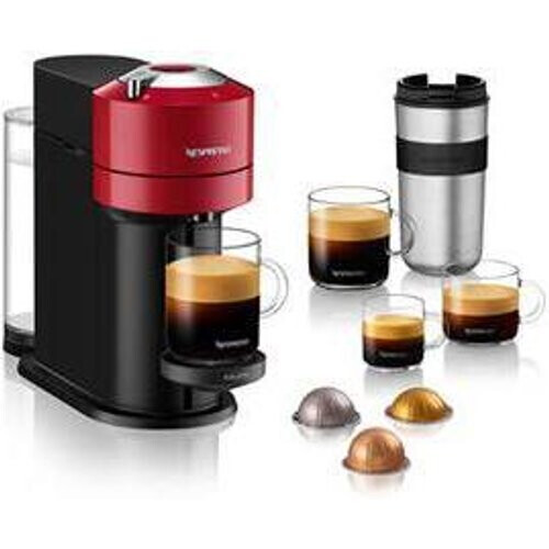 Espresso met capsules Krups Vertuo Next YY4296FD L - Rood/Zwart Tweedehands