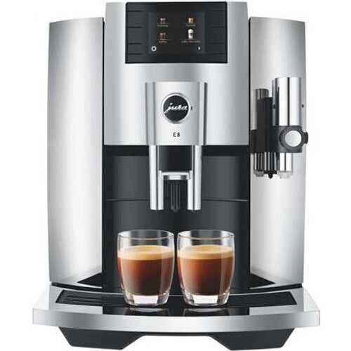 Espresso met shredder Jura E8 L - Zwart/Grijs Tweedehands