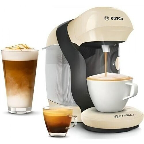 Espressomachine gecombineerd Compatibele Tassimo Bosch TAS1107 L - Beige Tweedehands