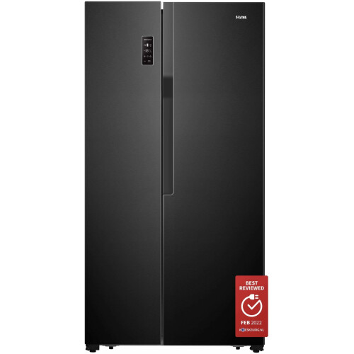 ETNA AKV578ZWA - Amerikaanse koelkast - 334L koelruimte 185L vriezer - RVS Tweedehands