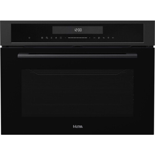 ETNA CM650MZ - Inbouw Combimagnetron - 50 Liter - Turbo-hetelucht 30-250°C - Mat Zwart - 45cm