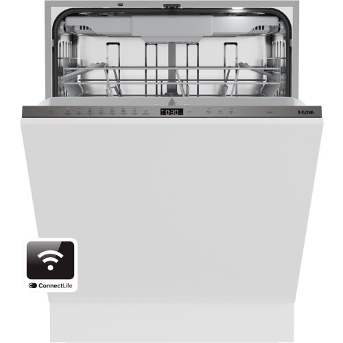 Etna Vw342cp Volledig Geïntegreerde Inbouw Vaatwasser - Koolborstelloze Motor - 16 Couverts - Connectlife App - Indicatie Op De Vloer - Nachtprogramma - 60 Cm | Nieuw (outlet)