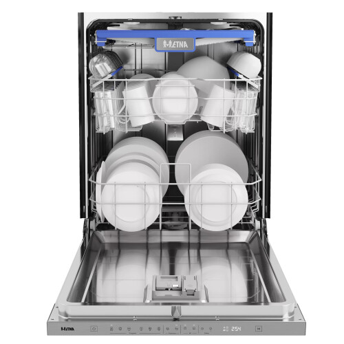 Etna Vw744hm - Inbouw Vaatwasser - 86 Cm Hoog - 16 Couverts - Besteklade - 44 Db - Energieklasse C | Tweedehands (Refurbished)