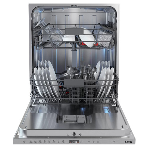Etna Vw842n - Inbouw Vaatwasser - 60 Cm - 14 Couverts - Lichtprojectie - 42 Db - Energieklasse C | Tweedehands (Refurbished)