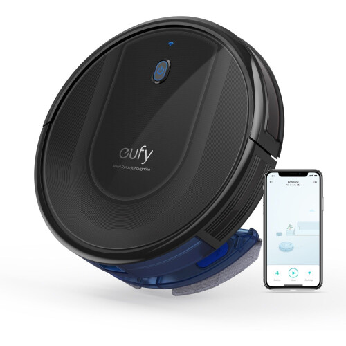 Eufy RoboVac G10 Hybrid - Robotstofzuiger - 2000 Pa zuigkracht - Dweilfunctie Tweedehands
