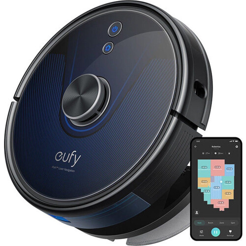 Eufy Robovac L35 Hybrid - Robotstofzuiger en dweil - 3200 Pa zuigkracht - Multi-Floor Mapping - Spraakbesturing