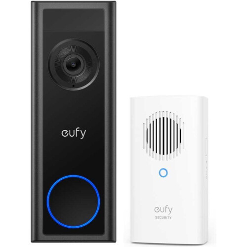 eufy Video Doorbell C30 - Video deurbel met 2K FHD en Chime - Eenvoudige installatie zonder maandelijkse kosten