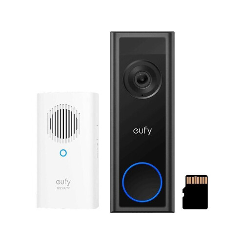 eufy Video Doorbell C31 - Voordeelbundel - 2K FHD - Werkt op batterijen of bedrading Tweedehands