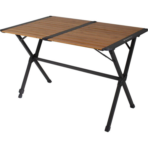 Eurotrail Chambery M - Luxe Opvouwbare Tafel - Bamboe Blad - Aluminium Frame Tweedehands