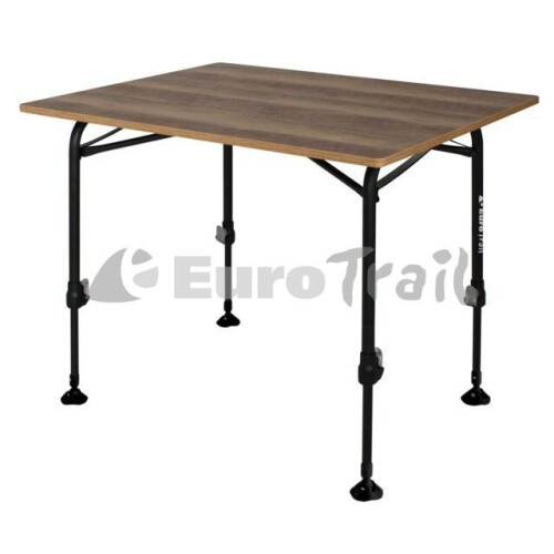 Eurotrail Rochefort - Campingtafel - Lichtgewicht - Waterbestendig - Houtlook