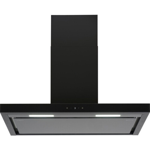 Everglades EVCH9845B - Afzuigkap - 800M3/H - Zwart - 90CM - Inclusief Koolstoffilters - Energieklasse A - 4 Standen - Digitaal