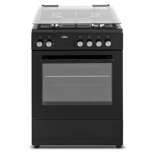 Everglades EVCK041 - Dual Fuel Fornuis 60cm - A-energieklasse - Zwart