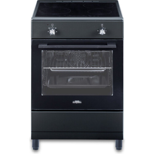 Everglades EVCK6210 - Inductie Fornuis - 60CM - Mat Zwart - 6 Ovenstanden - Hete Lucht - 56 Liter Tweedehands