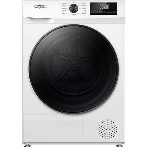 EVERGLADES EVHP9055W - Warmtepompdroger - 9 kg - 15 programma's - Energielabel A+++ Tweedehands