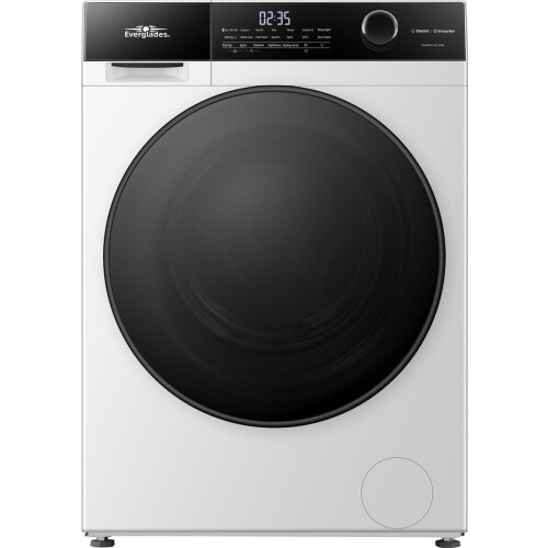 Everglades EVWM71411AW - Zuinige Wasmachine - 7KG Laadvermogen - Stoomfuncties - Helder Wit Tweedehands