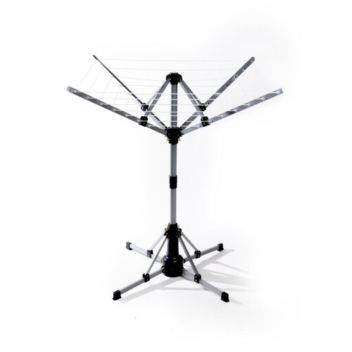 EzeeSpinner CO060225-2 - Elektrische Ronddraaiende Droogmolen - Inklapbaar met Afstandsbediening - Zwart