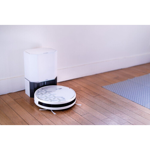 EZIclean Aqua Xpert S450 - Robotstofzuiger met dweilfunctie - Automatische lediging en spraakbesturing
