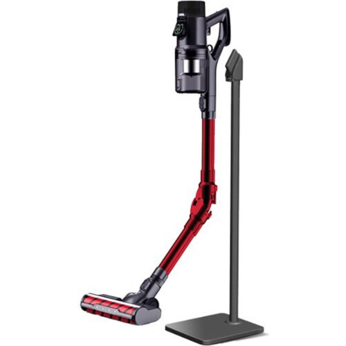 EZIclean Cycloboost R680 Power Flex - Draadloze steelstofzuiger - Krachtige motor - Donker grijs/Rood