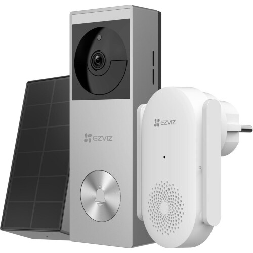 EZVIZ HP3 Pro + CH1 - Slimme Beveiligingscamera - 2K HD - Kleur Nachtzicht - Zonnepaneel - IP65