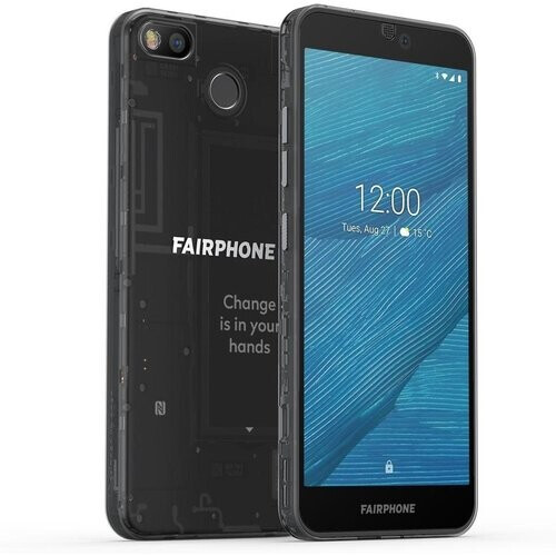 Fairphone 3 64GB - Zwart - Simlockvrij - Dual-SIM Tweedehands