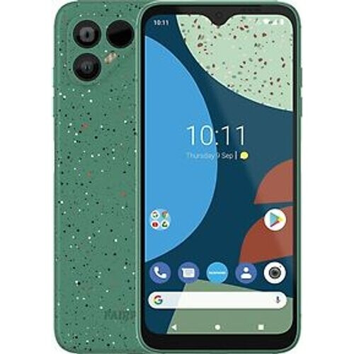 Fairphone 4 Dual SIM 256GB gespikkeld groen Tweedehands