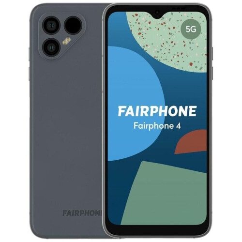 Fairphone 4 - Grijs - 128 GB - Fysieke simkaart + eSIM Tweedehands
