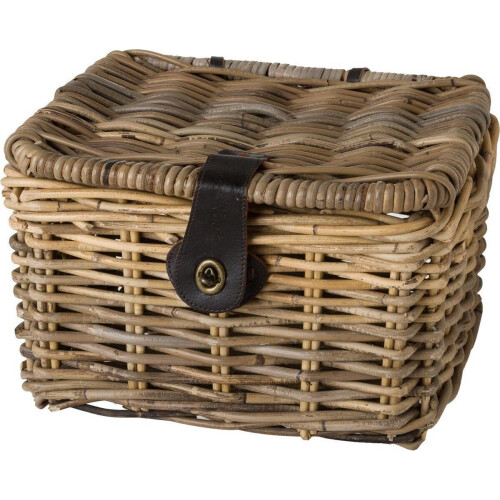 Fastrider Sera - Rotan Fietsmand - Handgemaakt - 8L - Beige