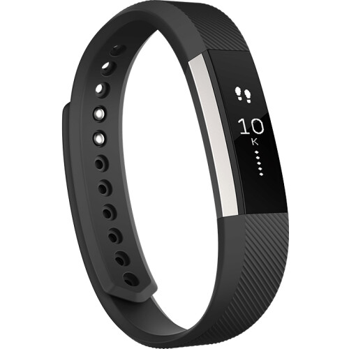 Fitbit Alta - Activity Tracker - Stappenteller Slaapmonitor - Aluminium Zwart Tweedehands