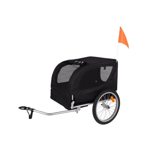 Flamingo Tybalt - Hondenfietskar - Veilig&weerbestendig - Zwart