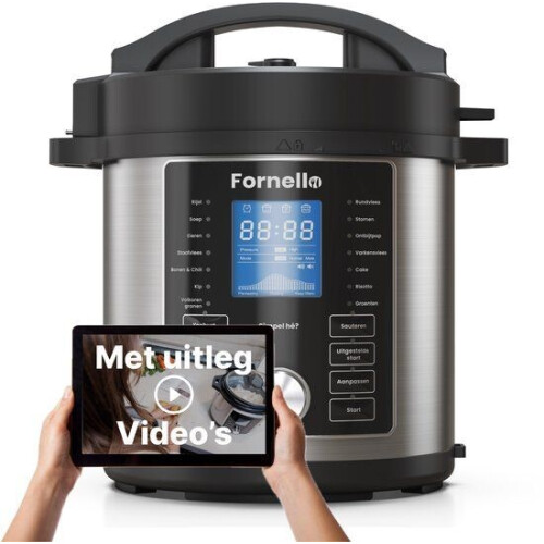 Fornello Rijstkoker XL - Rice cooker - Stomen en warmhouden - Keramisch PFAS-vrij Tweedehands