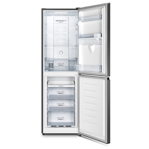 Fridgemaster Mc55251deb - Koel-vriescombinatie - 182.4 Cm - 256l - No Frost - Zwart | Nieuw (outlet)