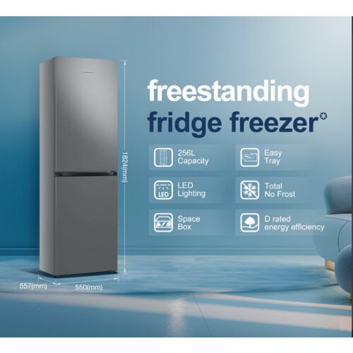 Fridgemaster Mc55251ds - Koelvriescombinatie - 182.4 Cm - 256 L - No Frost