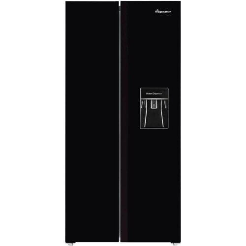 Fridgemaster Ms83430deb - Amerikaanse Koelkast - 178 Cm - 439l - No Frost - Zwart | Nieuw (outlet) Tweedehands