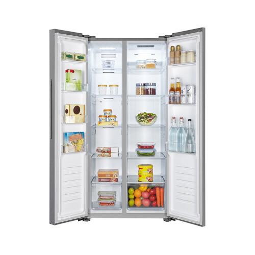 Fridgemaster Ms83430ffs - Amerikaanse Koelkast - 178 Cm - 441l - No Frost - Zilver