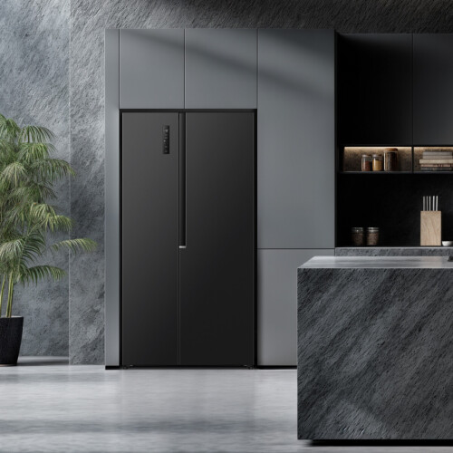 Fridgemaster Ms91558eb - Amerikaanse Koelkast - 178.6 Cm - 544l - No Frost - Zwart | Nieuw (outlet)