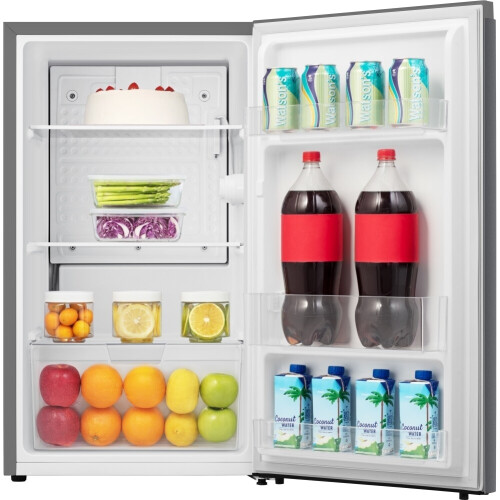 Fridgemaster Mul4892es - Tafelmodel Koelkast - 84.2 Cm - 92 Liter - Zilver | Nieuw (outlet)