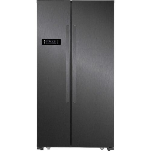 Frilec BONNSBS-646-040EDI - Amerikaanse koelkast - 518 liter - Dark Inox Tweedehands