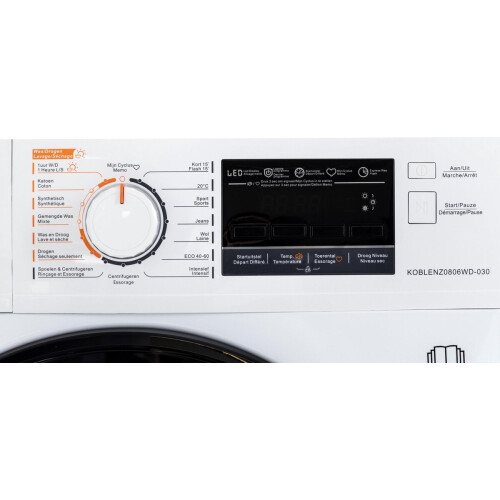Frilec Koblenz0806wd Was- Droogcombinatie - Koolborstelloze Motor - 8kg Wassen En 6kg Drogen - 1400t | Nieuw (outlet)
