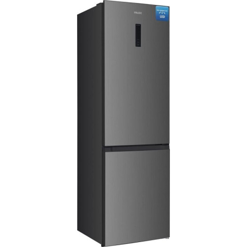 Frilec BONN388-NFD-040AIN - Koelvriescombinatie - 377L - No Frost - Inox - 201 cm hoog