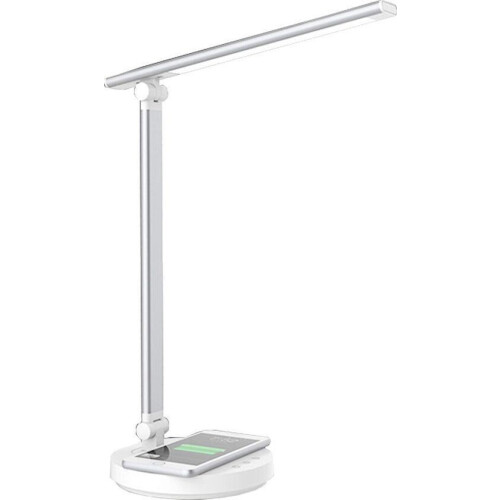 Fuegobird LED Bureaulamp - Bedraad - Draadloos Opladen - Dimbaar - Opvouwbaar - Smart
