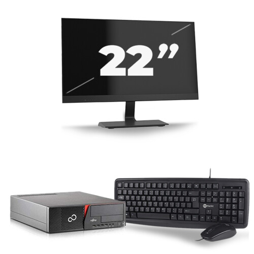 Fujitsu Esprimo E920 SFF - Intel Core i5-4e Generatie - 8GB RAM - 256GB SSD - Windows 10 + 1x 22 inch Monitor Tweedehands